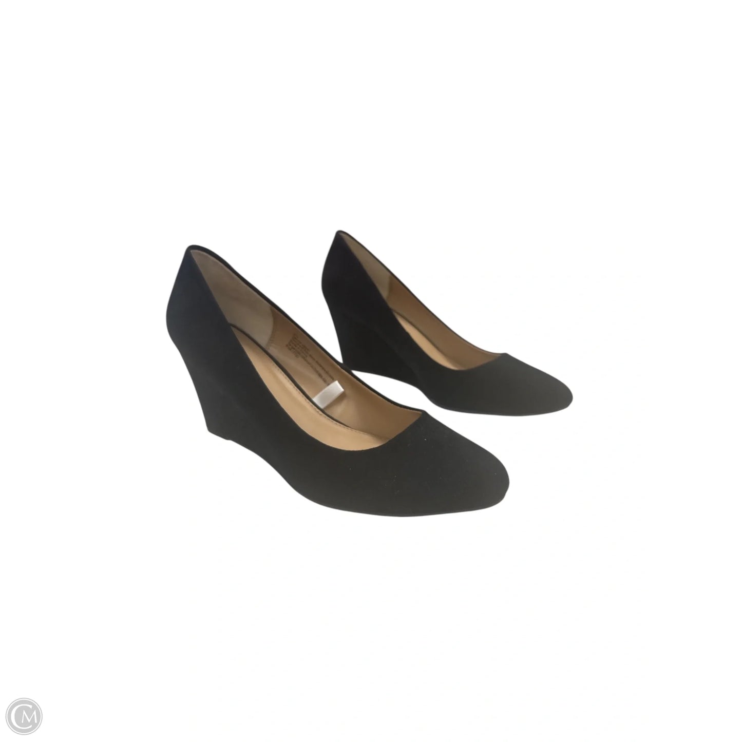 Shoes Heels Wedge By A New Day In Black, Size: 9.5
