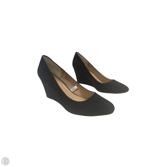 Shoes Heels Wedge By A New Day In Black, Size: 9.5