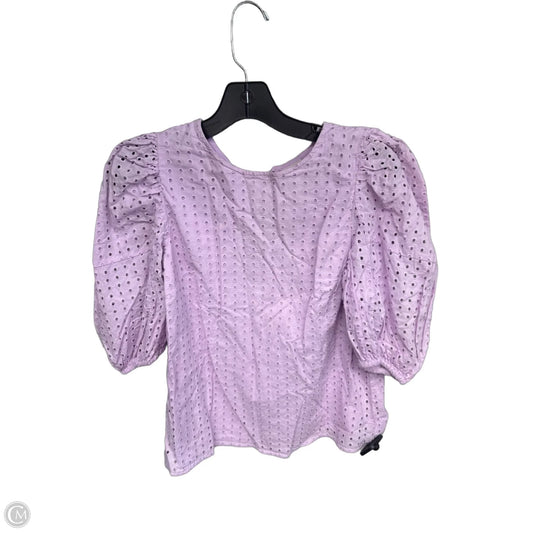 Top Short Sleeve By A New Day In Purple, Size: Xs