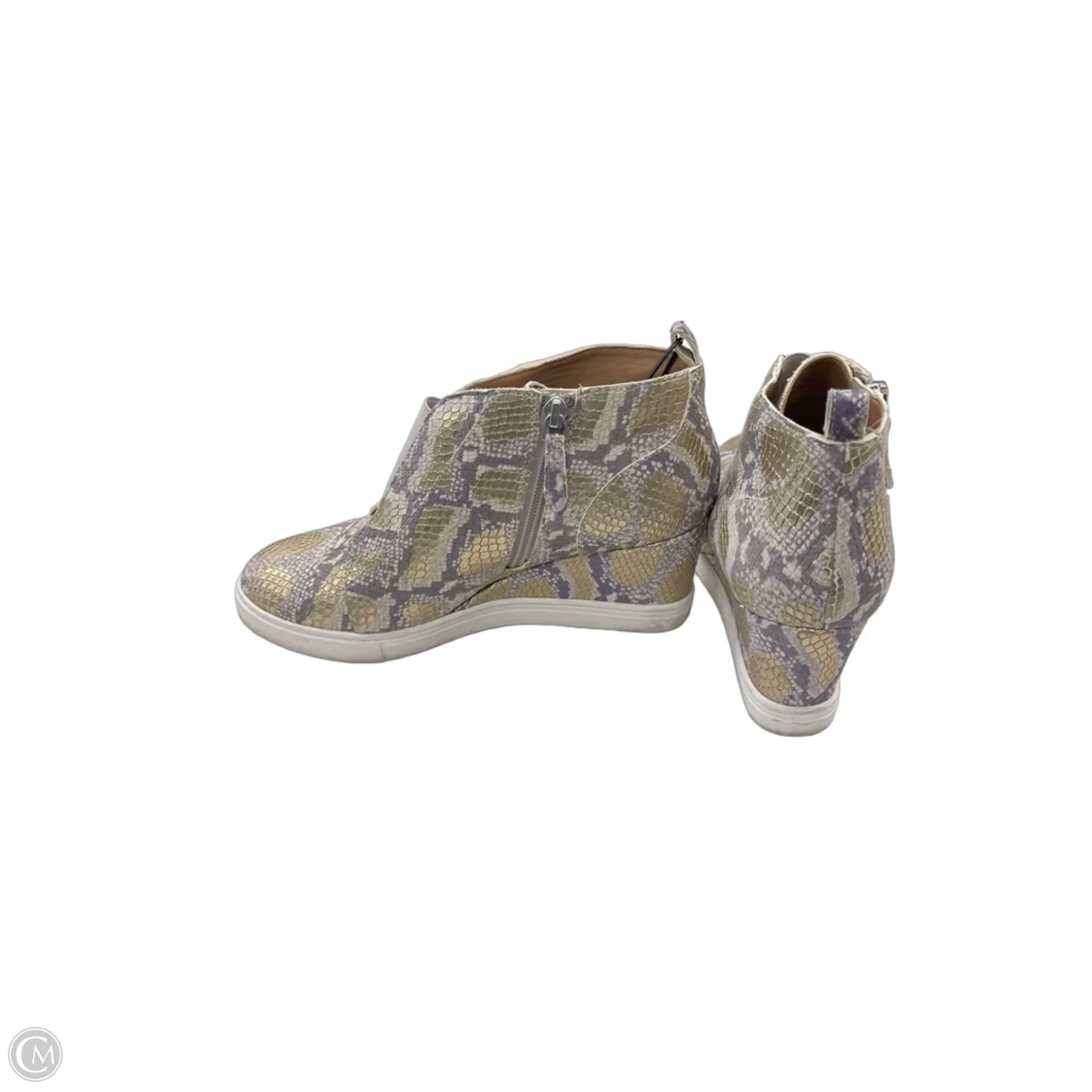 Shoes Heels Wedge By Cmc In Animal Print, Size: 8.5