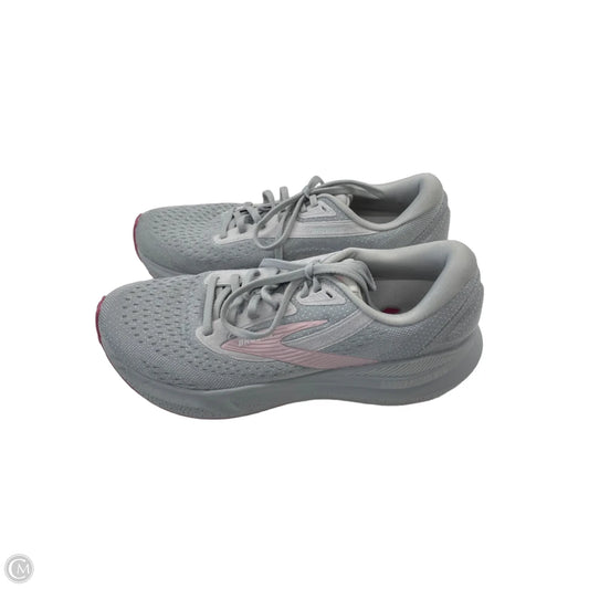 Shoes Athletic By Brooks In Grey & Pink, Size: 10