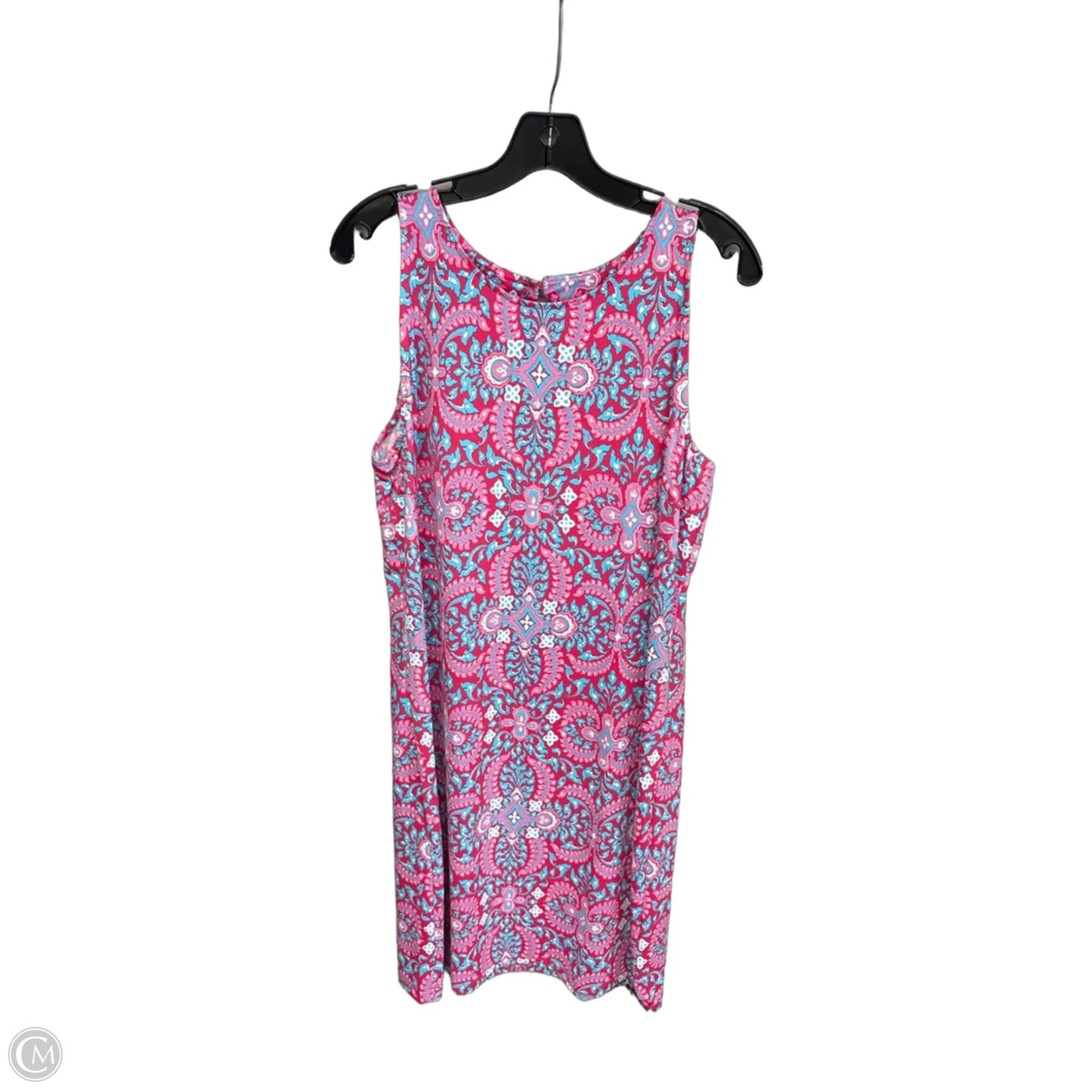 Dress Casual Midi By Ann Taylor In Pink, Size: L