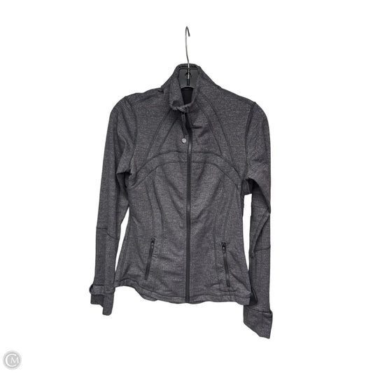 Athletic Jacket By Lululemon In Grey, Size: 8