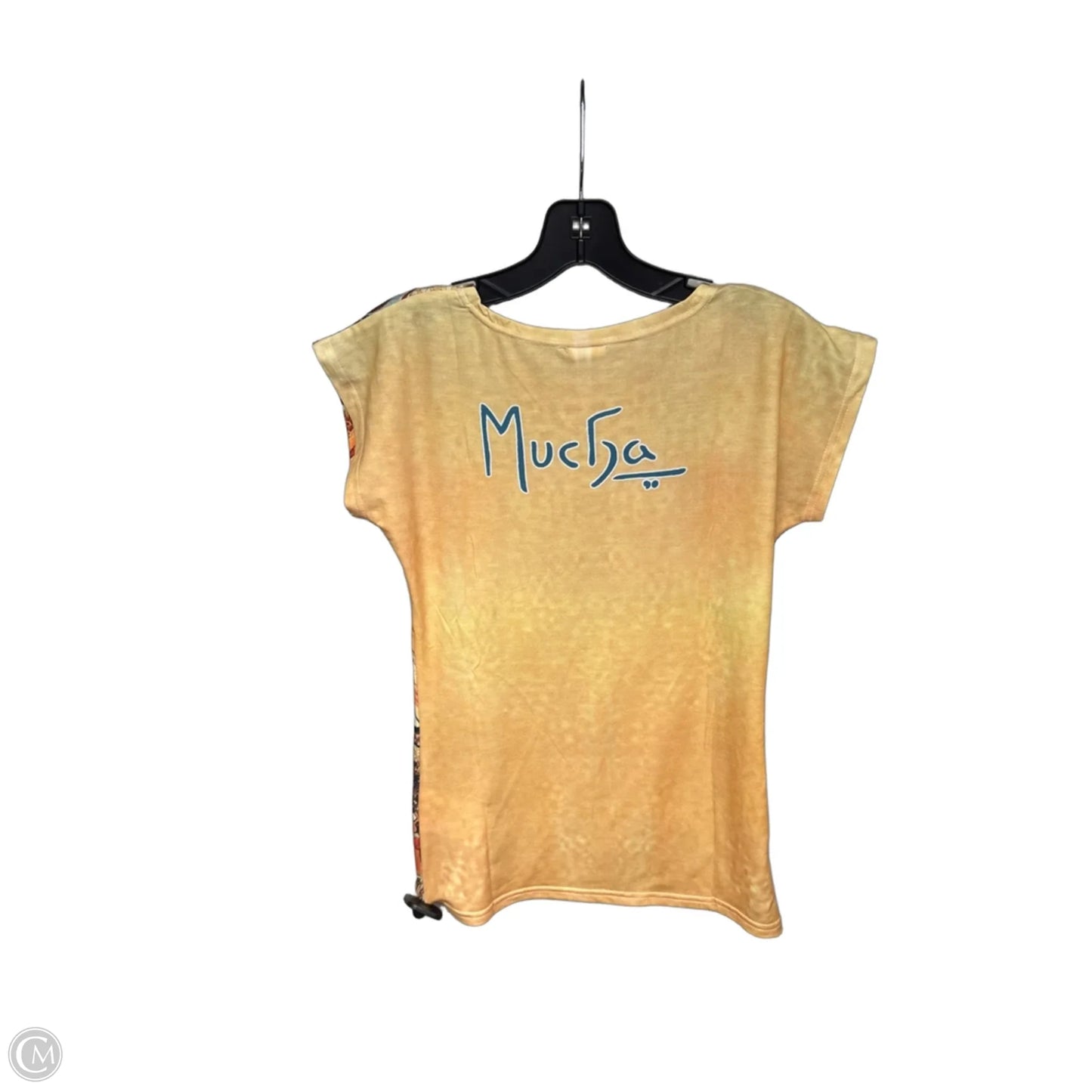 Top Short Sleeve By Clothes Mentor In Yellow, Size: S