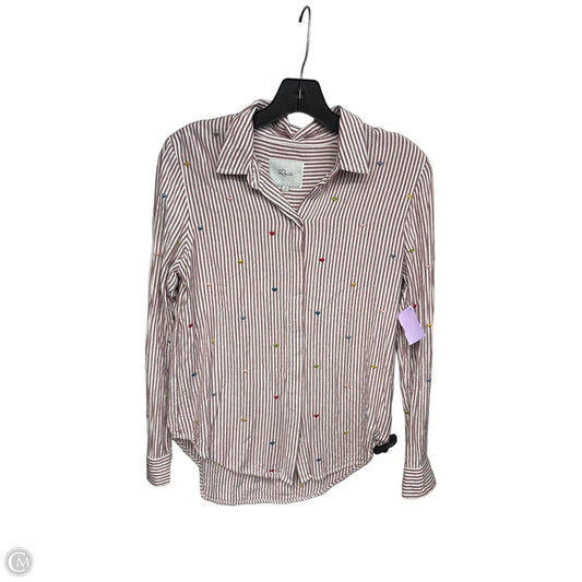 Top Long Sleeve By Rails In Striped Pattern, Size: S