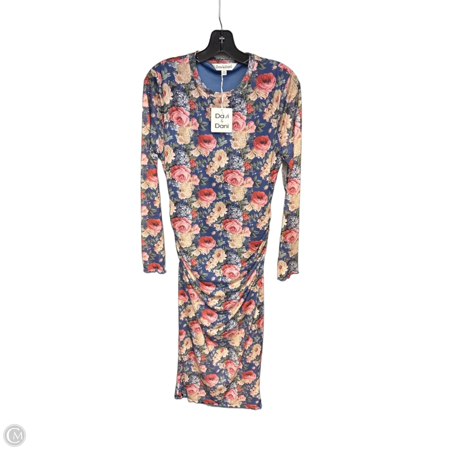 Dress Casual Maxi By Davi & Dani In Floral Print, Size: M