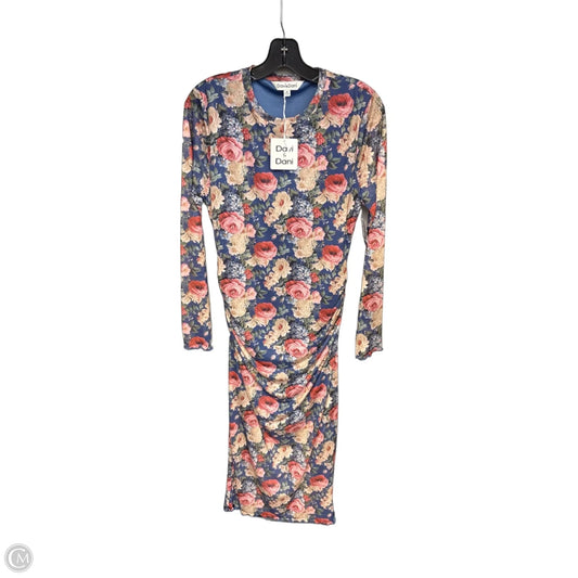 Dress Casual Maxi By Davi & Dani In Floral Print, Size: M