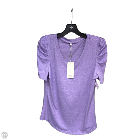 Top Short Sleeve By Clothes Mentor In Purple, Size: M