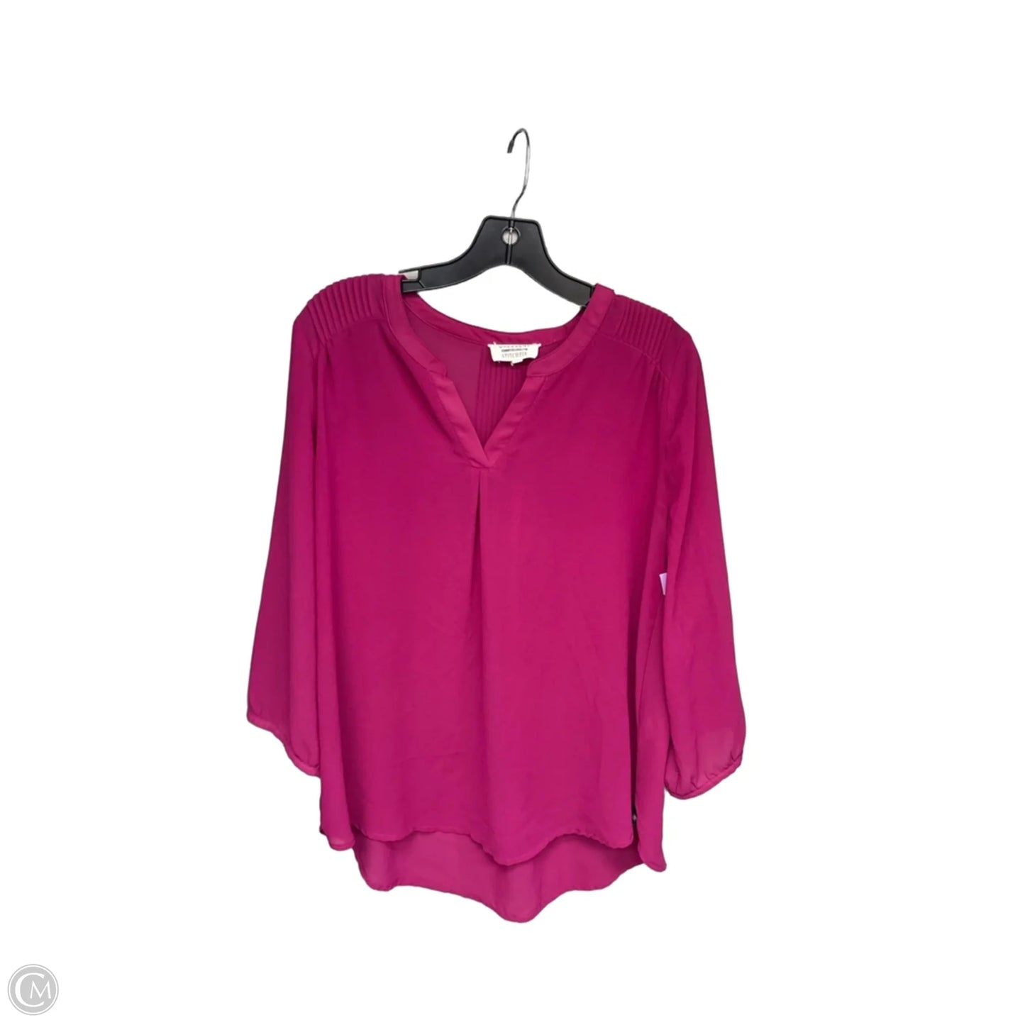 Top Long Sleeve By Clothes Mentor In Pink, Size: L