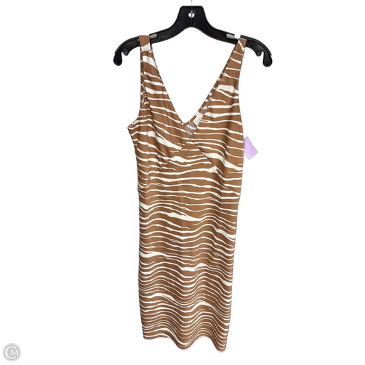 Dress Casual Maxi By A New Day In Zebra Print, Size: M