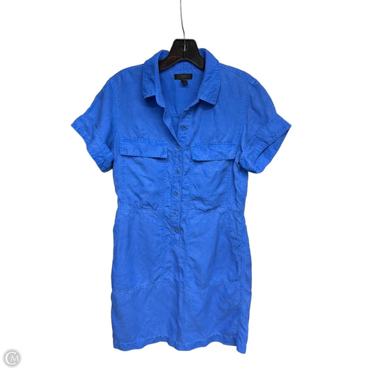 Dress Casual Midi By J. Crew In Blue, Size: 8