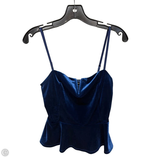 Top Sleeveless By Express In Blue, Size: S