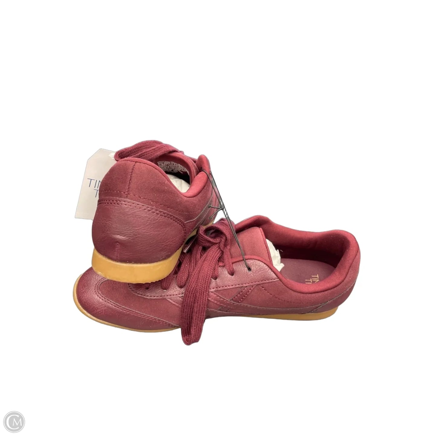 Shoes Athletic By Time And Tru In Maroon, Size: 8