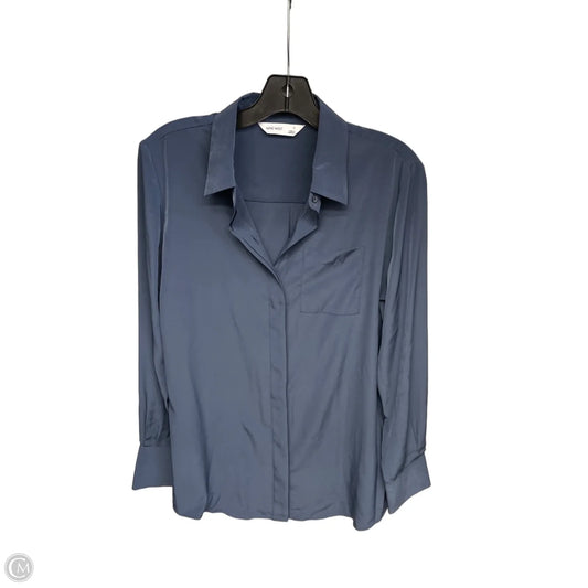 Top Long Sleeve By Nine West In Blue, Size: S