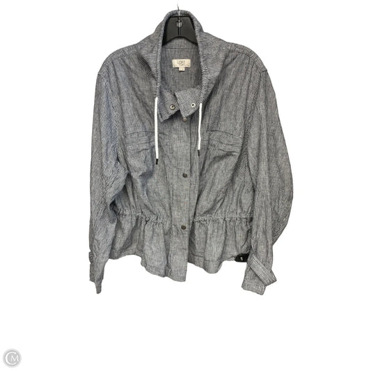 Jacket Other By Loft In Striped Pattern, Size: 18