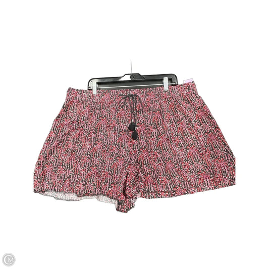 Shorts By Loft In Black & Red, Size: Xl