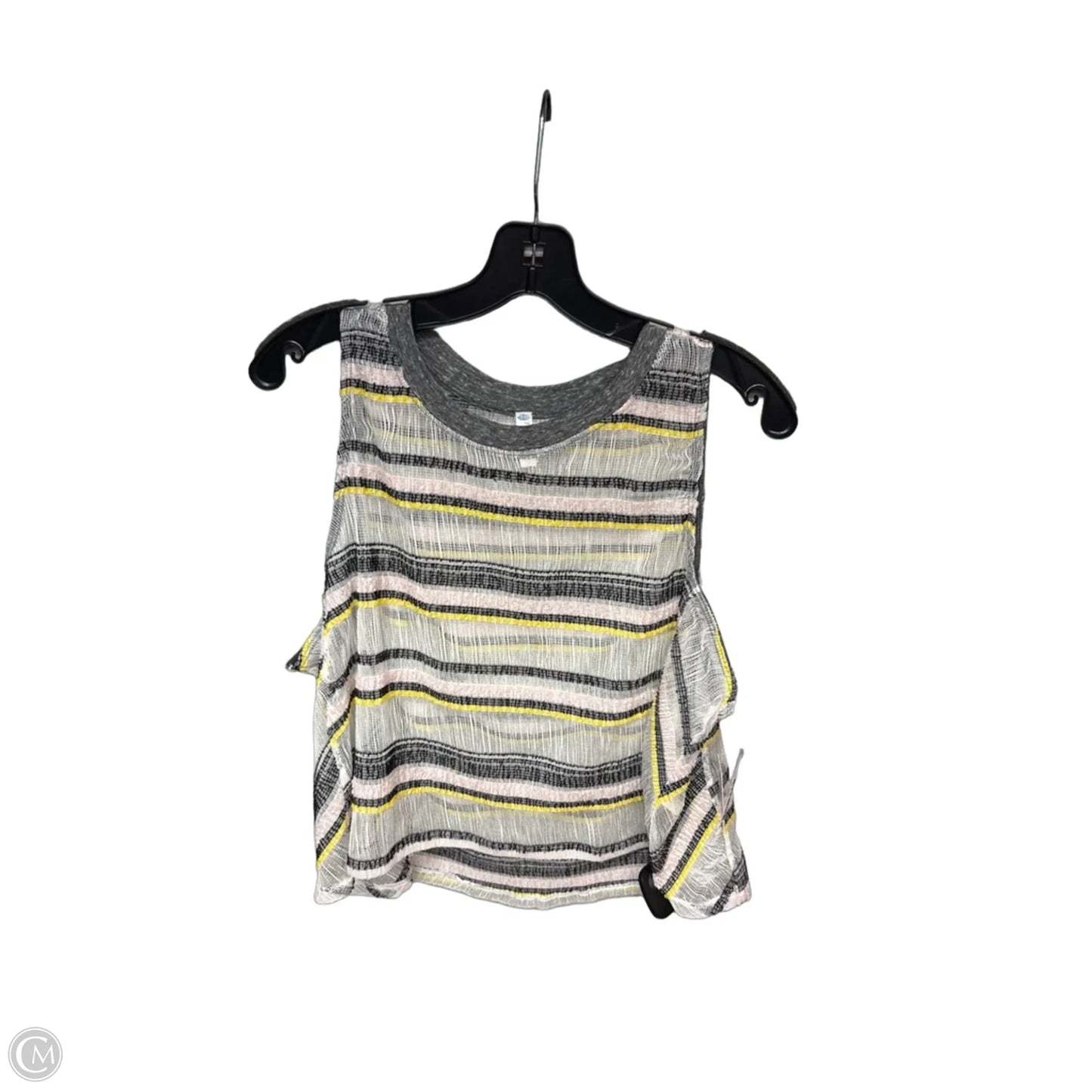 Top Sleeveless By Free People In Striped Pattern, Size: L