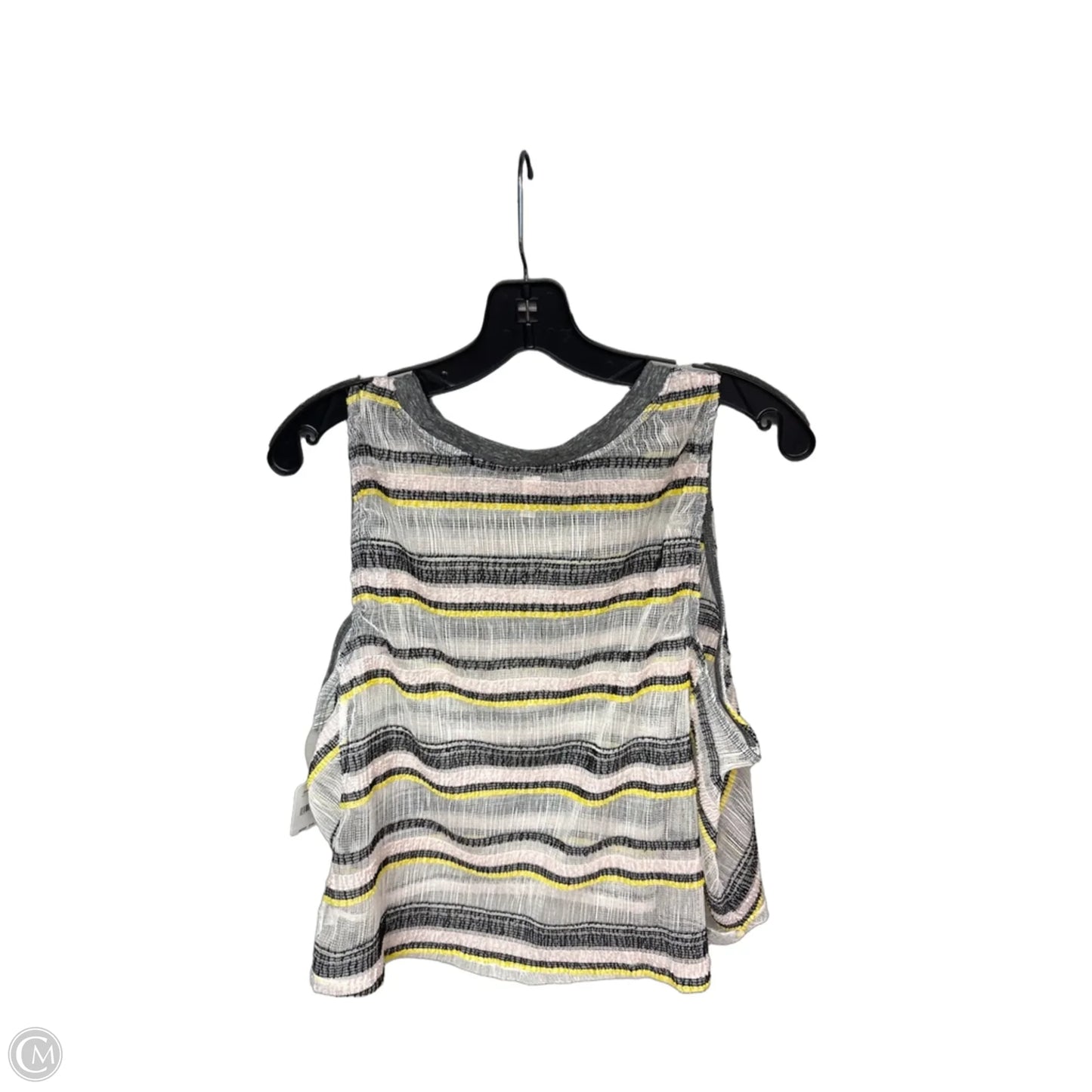 Top Sleeveless By Free People In Striped Pattern, Size: L