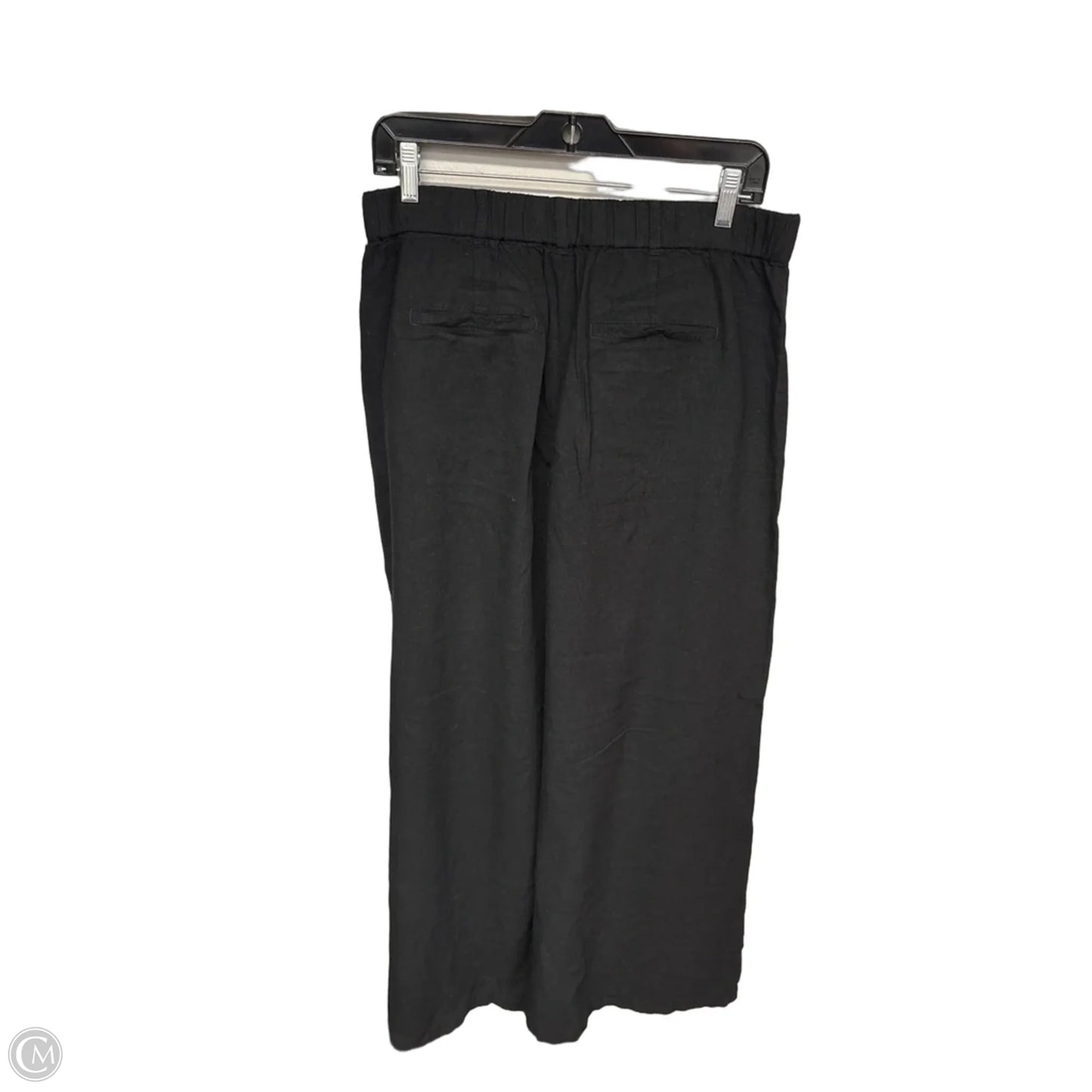 Pants Linen By Nic + Zoe In Black, Size: 10