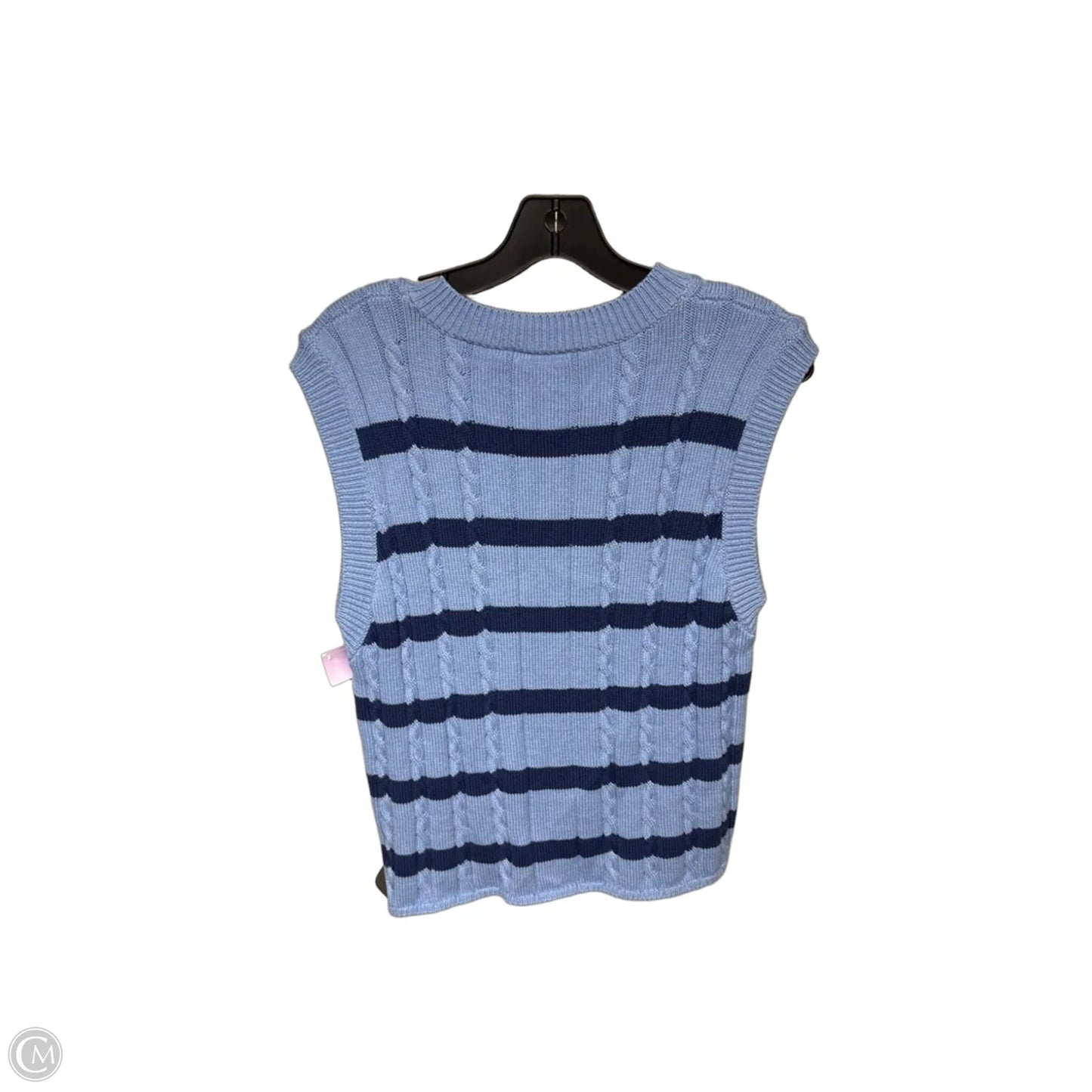 Vest Sweater By Zara In Blue, Size: L