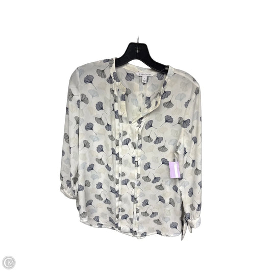 Top Long Sleeve By 41 Hawthorn In Floral Print, Size: S