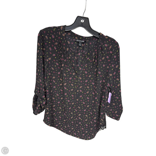Top 3/4 Sleeve By 41 Hawthorn In Black & Red, Size: M