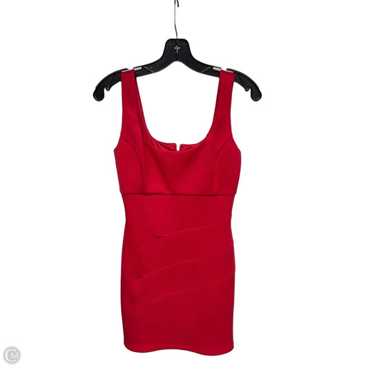 Dress Party Short By Guess In Red, Size: 0