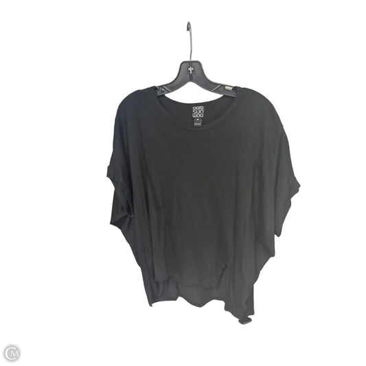 Top Short Sleeve By Clara Sun Woo In Black, Size: M