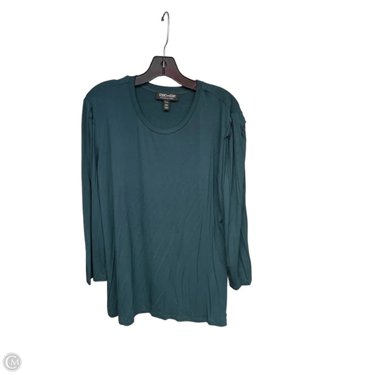 Top Long Sleeve By Clothes Mentor In Teal, Size: Xl
