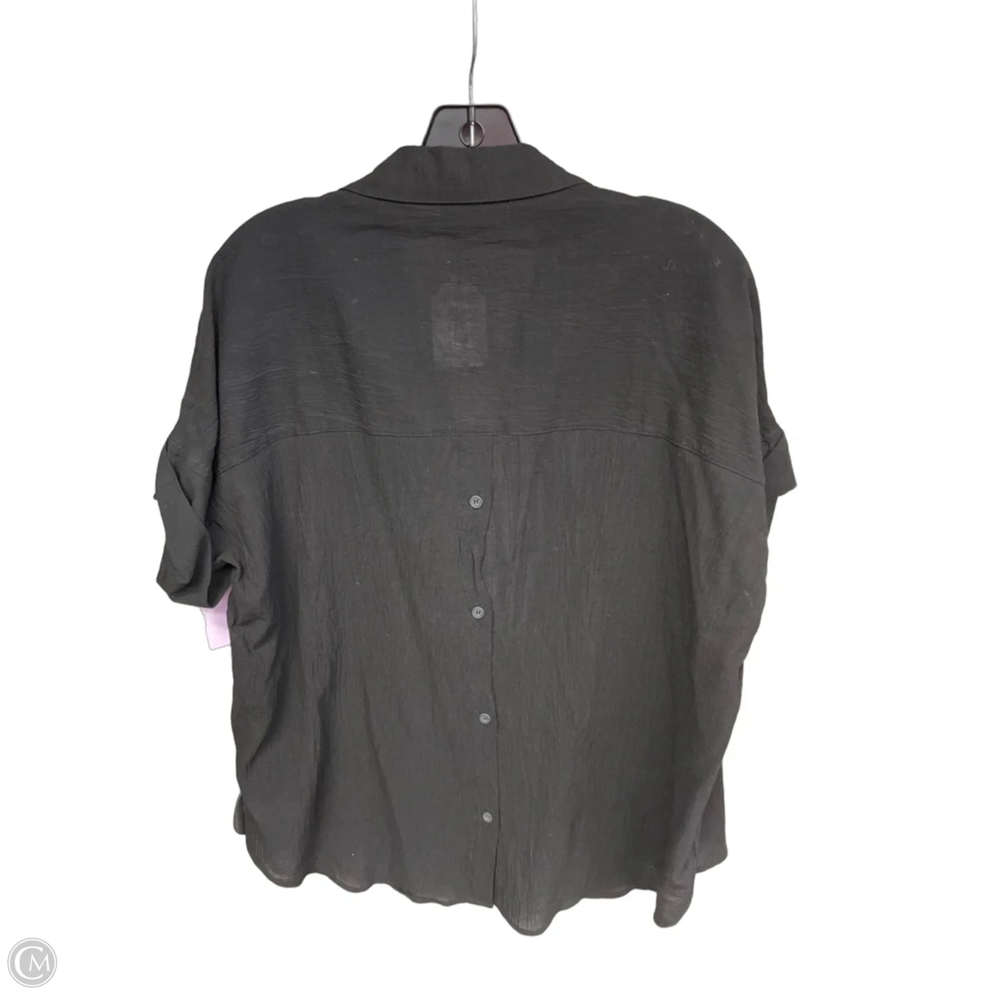 Top Short Sleeve By Hyfve In Black, Size: L