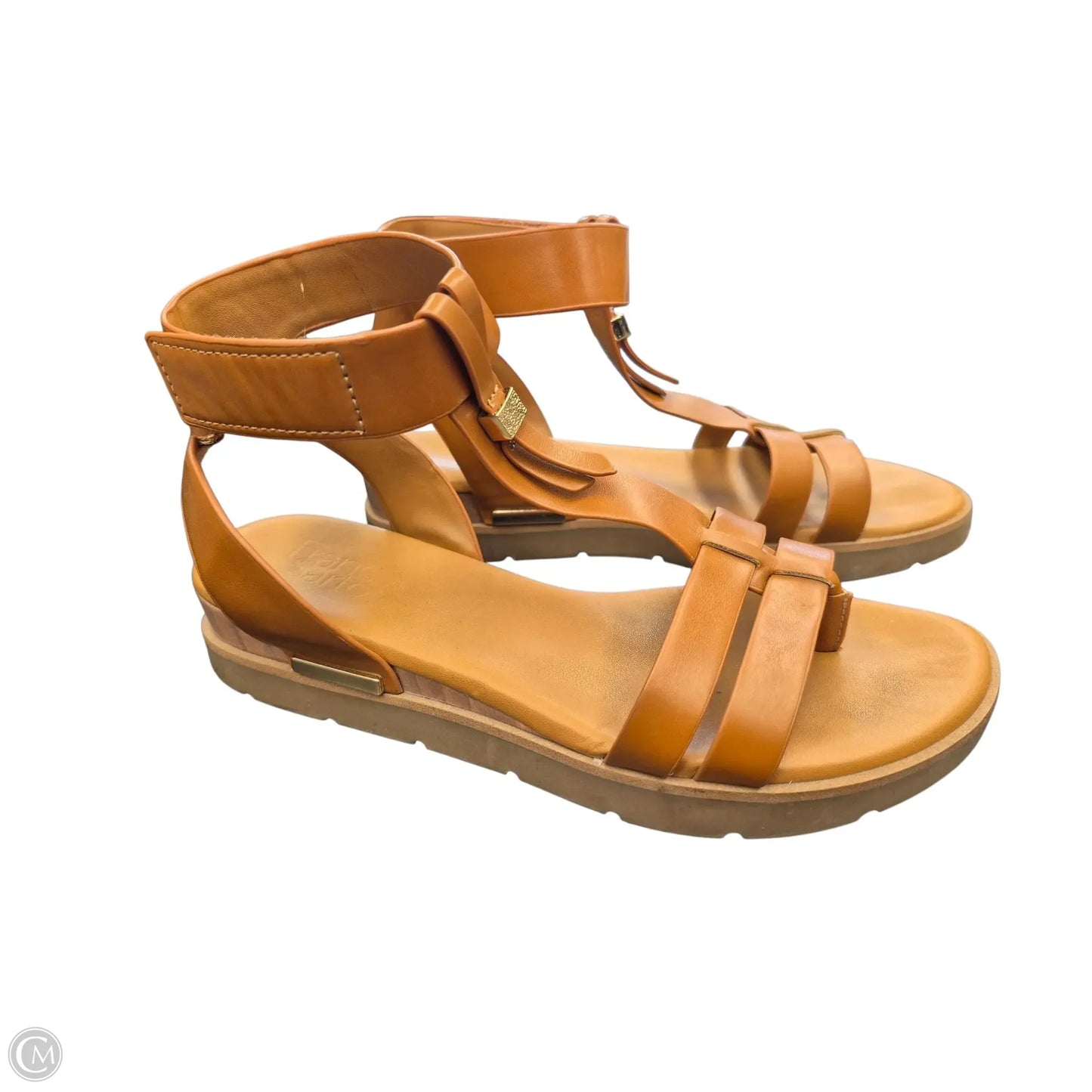 Sandals Flats By Franco Sarto In Brown, Size: 7