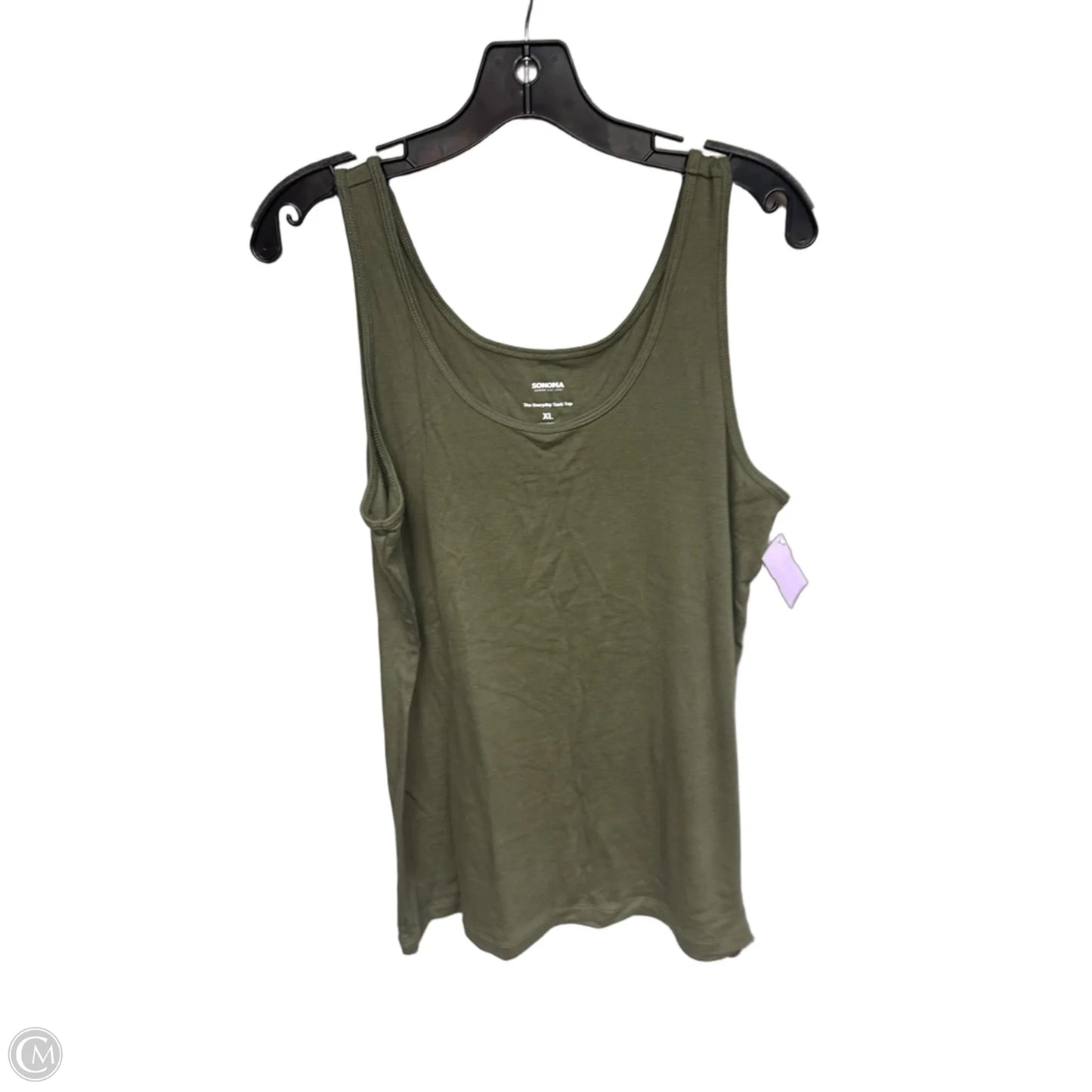 Tank Top By Sonoma In Green, Size: Xl
