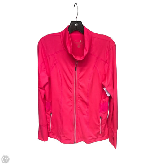 Athletic Jacket By Tangerine In Pink, Size: Xl
