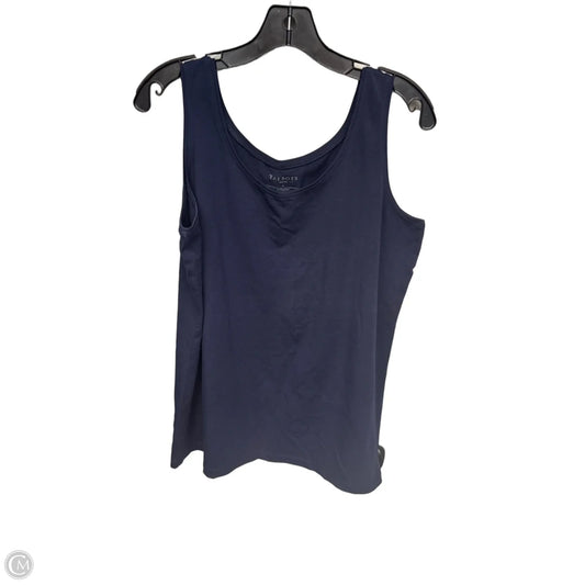Tank Top By Talbots In Navy, Size: 1x