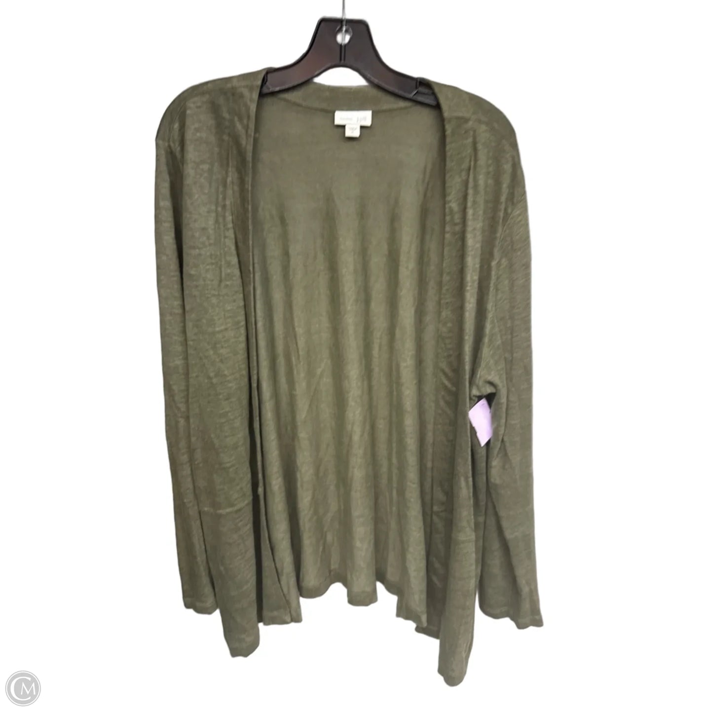 Cardigan By J. Jill In Green, Size: Xl