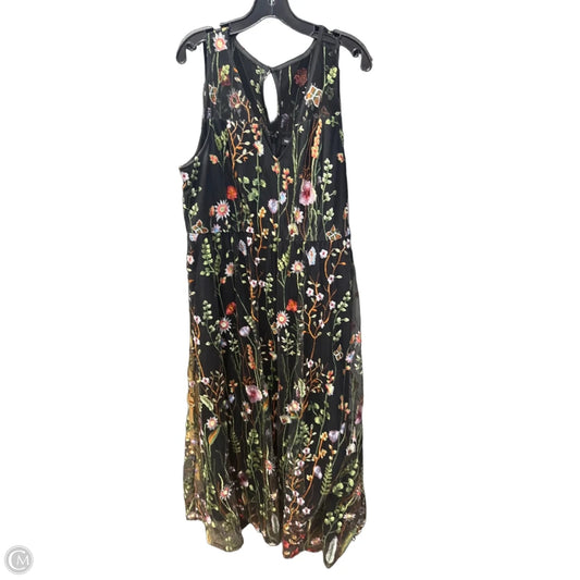 Dress Party Long By Torrid In Floral Print, Size: 16