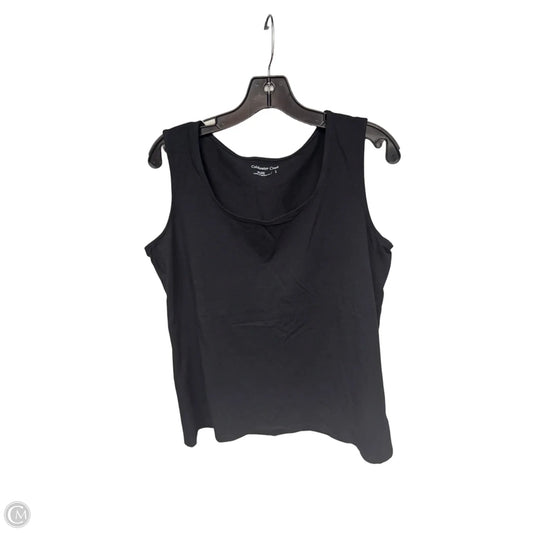 Tank Top By Coldwater Creek In Black, Size: L