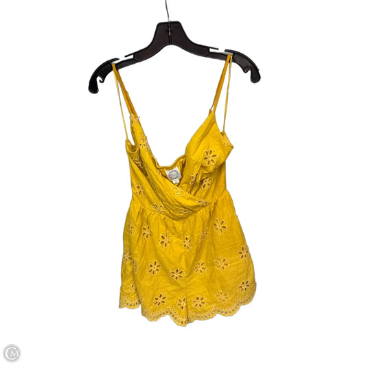 Romper By Blue Rain In Yellow, Size: M