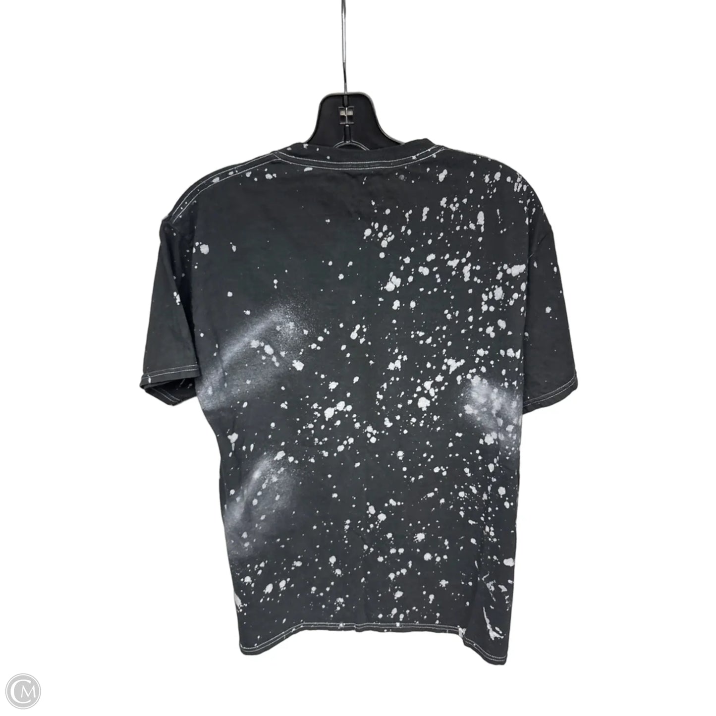 Top Short Sleeve By Clothes Mentor In Black & White, Size: S