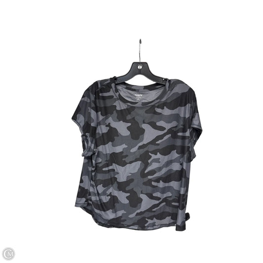 Athletic Top Short Sleeve By Old Navy In Camouflage Print, Size: Xl