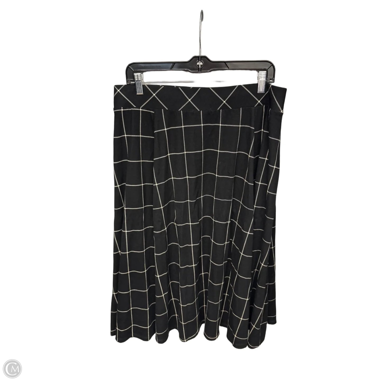Skirt Maxi By Torrid In Black & White, Size: 1x