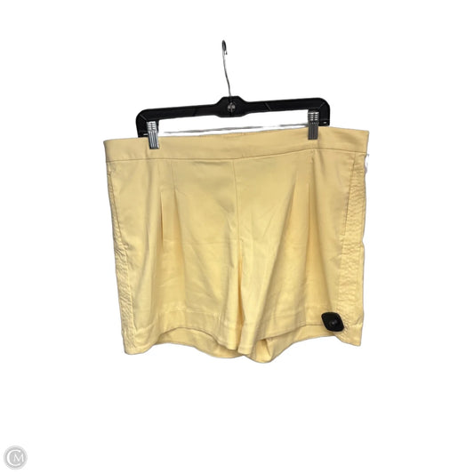 Athletic Shorts By Nike In Yellow, Size: Xl