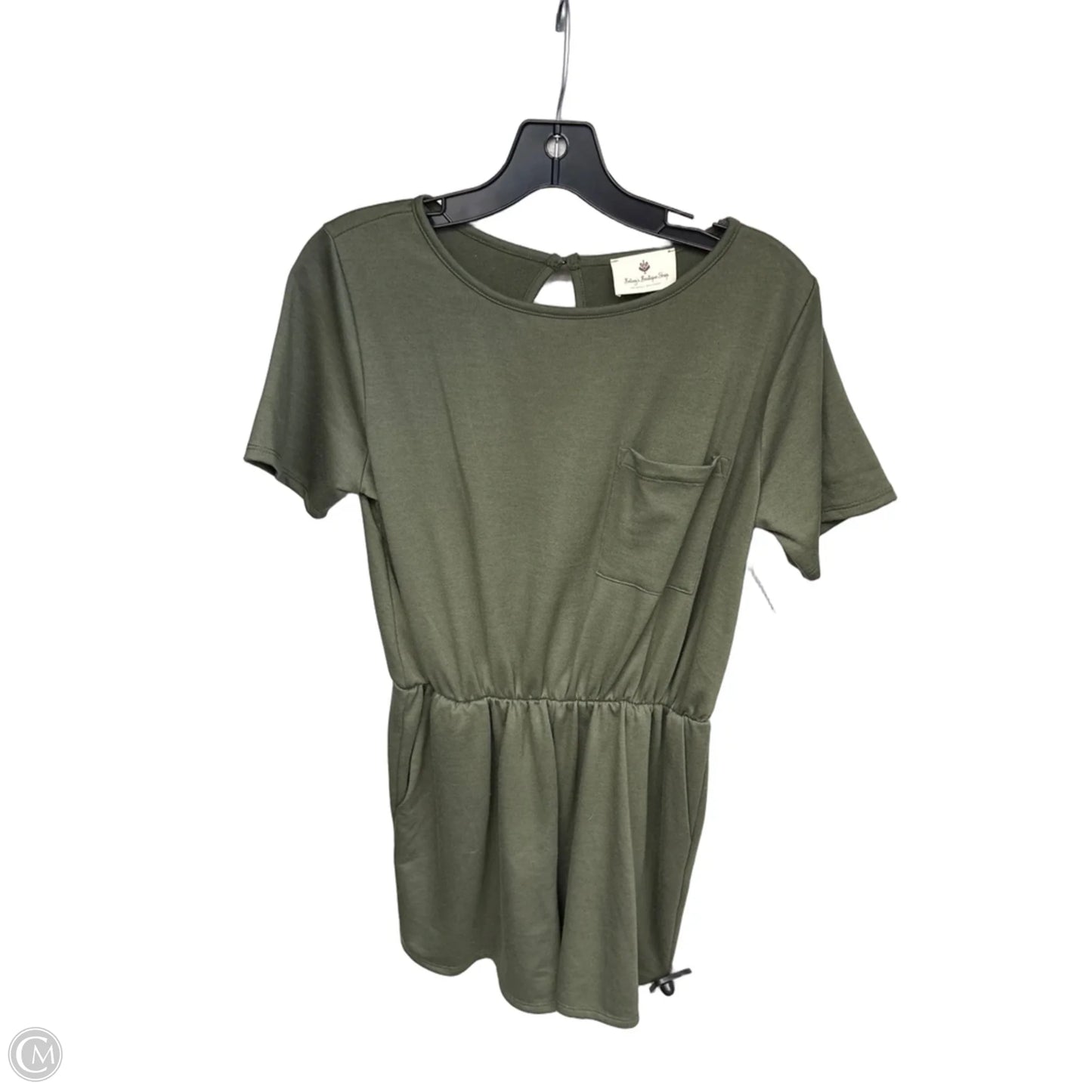 Romper By Betseys Boutique Shop In Green, Size: M