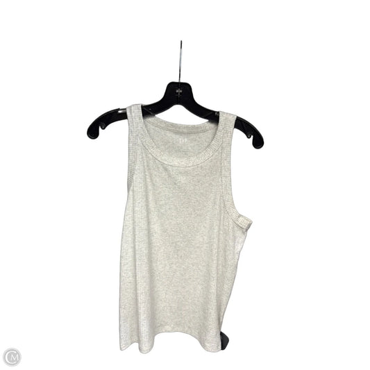 Athletic Tank Top By Gapfit In Grey, Size: L