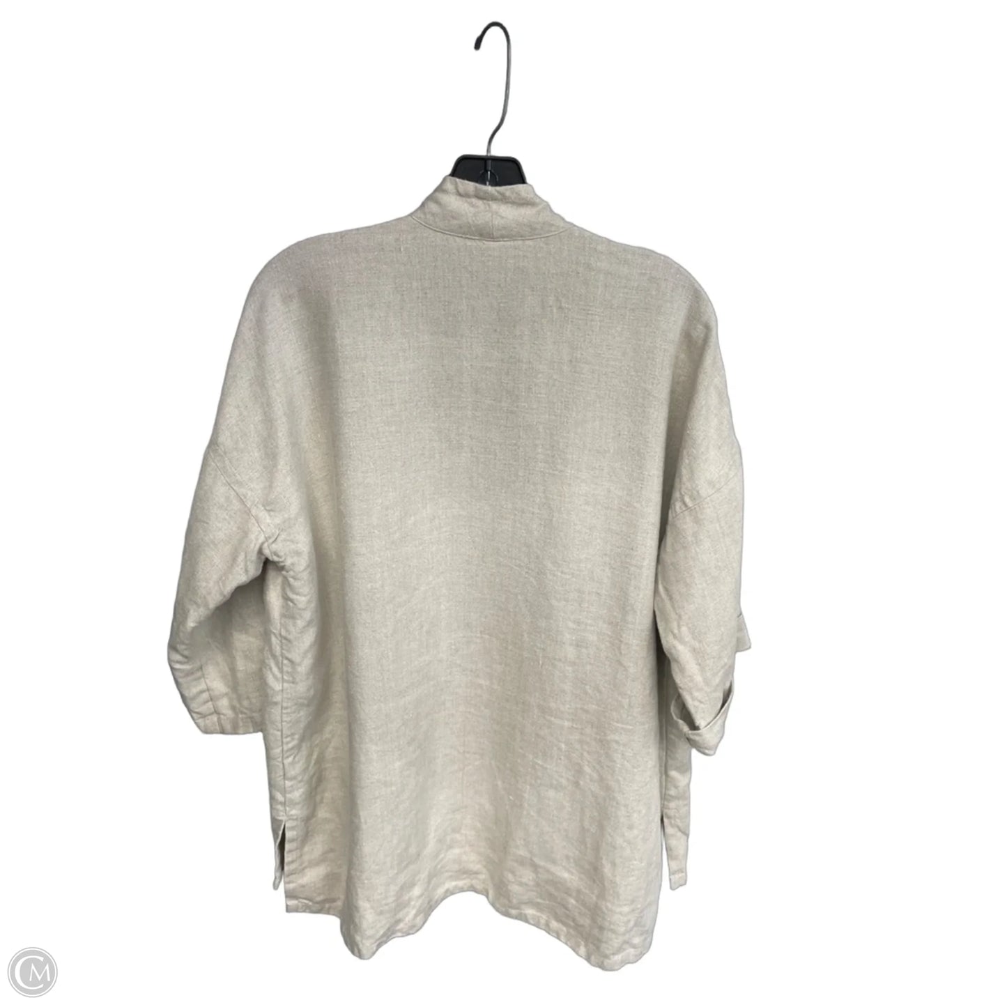 Cardigan By Eileen Fisher In Beige, Size: Xs