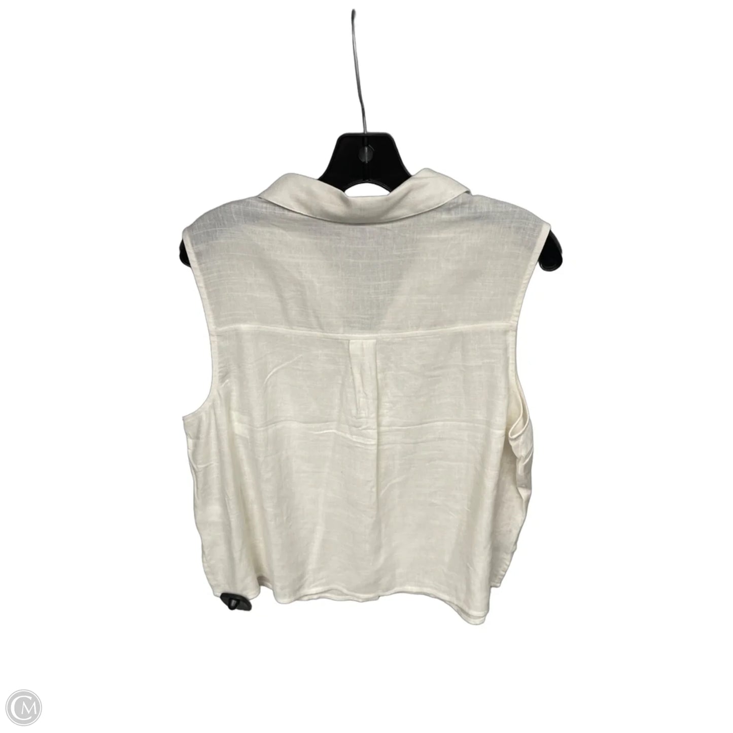 Top Sleeveless By Express In Beige, Size: L