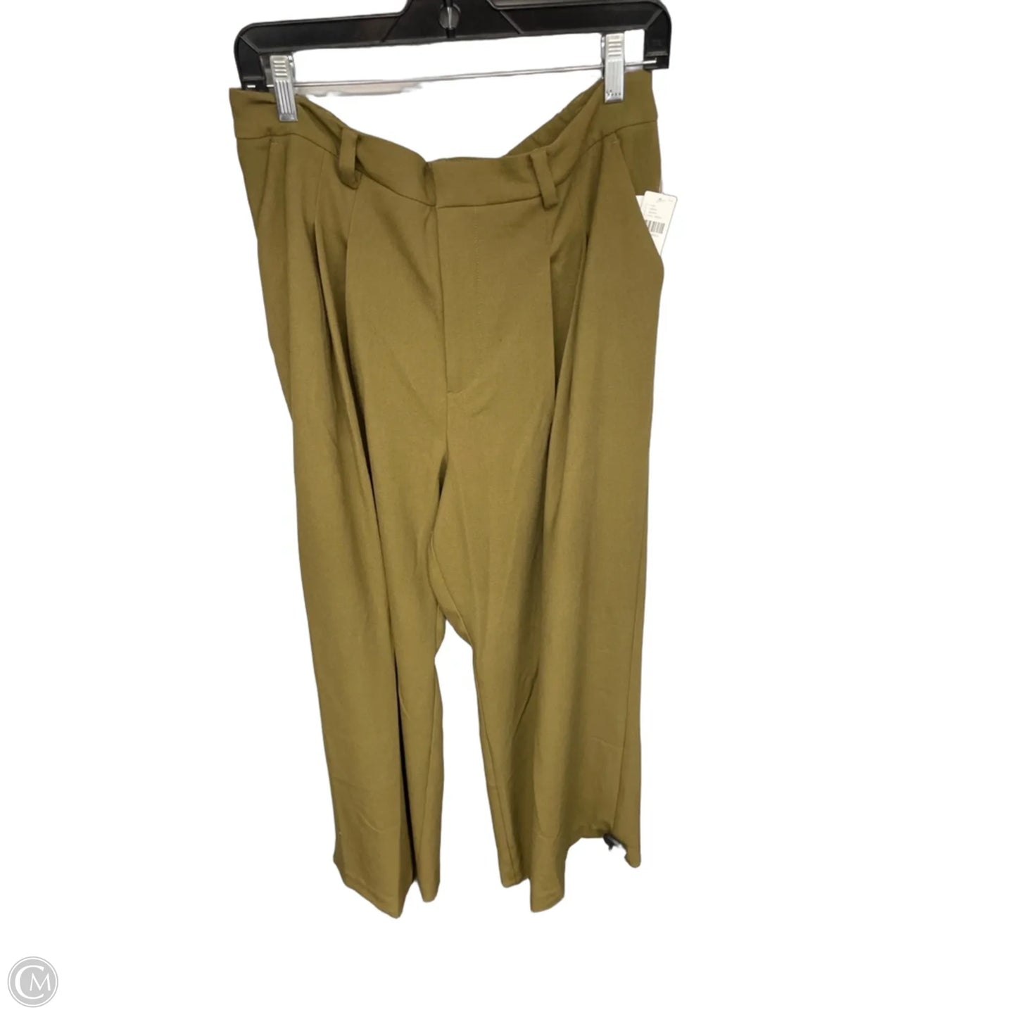Pants Wide Leg By Maeve In Green, Size: L