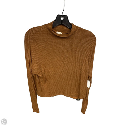 Top Long Sleeve By Garage In Brown, Size: M