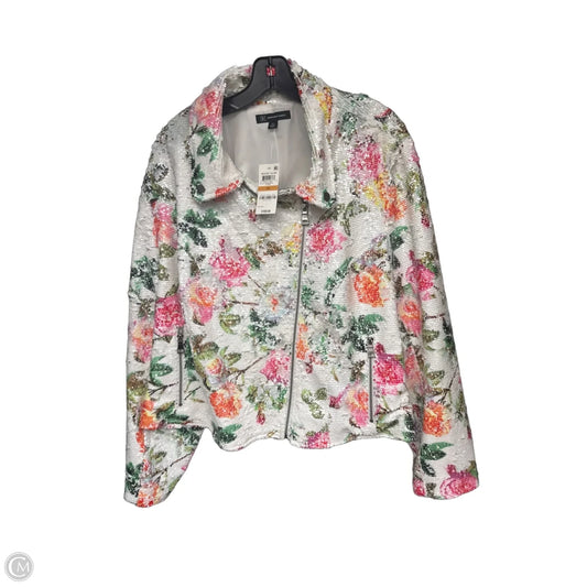 Jacket Other By Inc In Floral Print, Size: 3x
