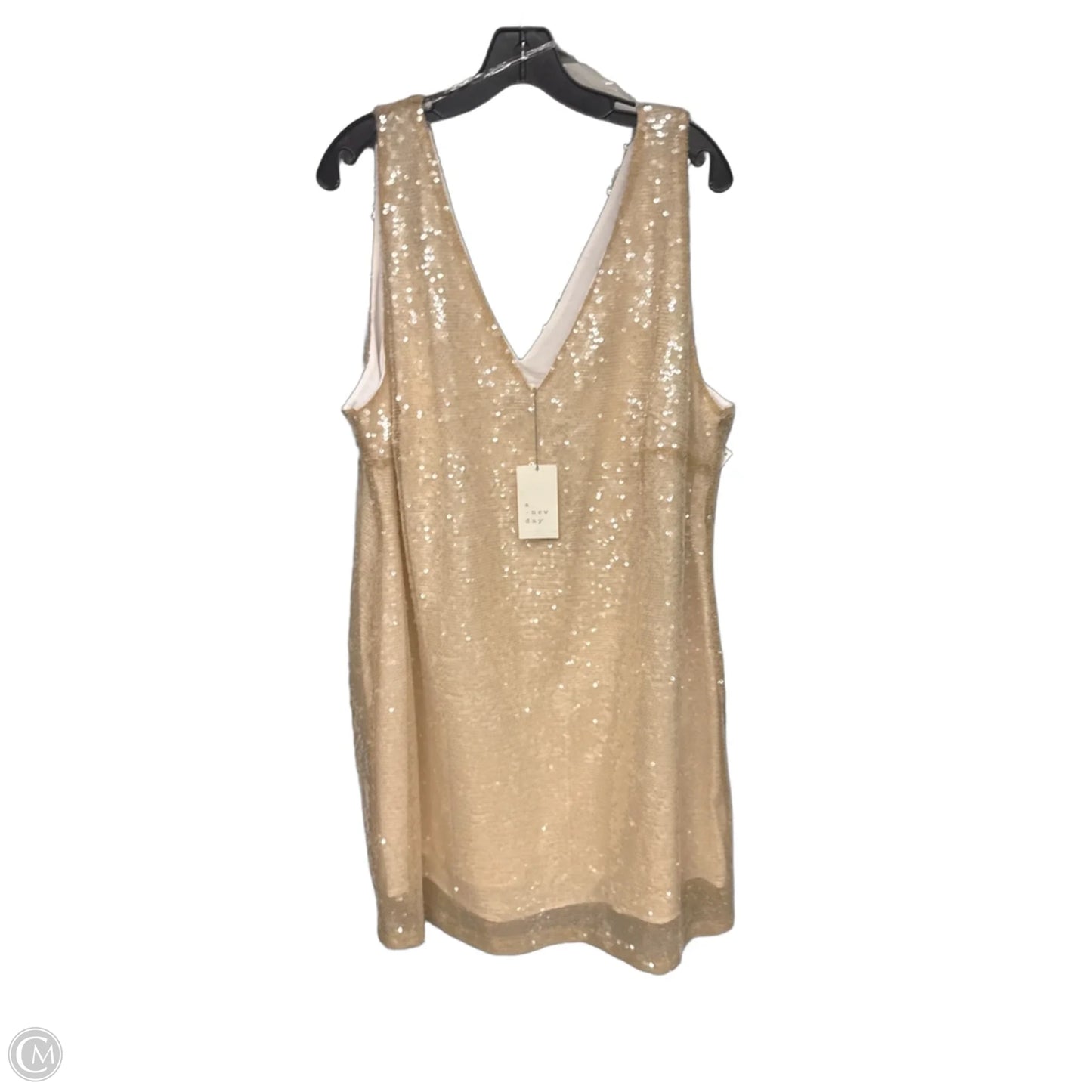 Dress Party Midi By A New Day In Beige, Size: Xxl